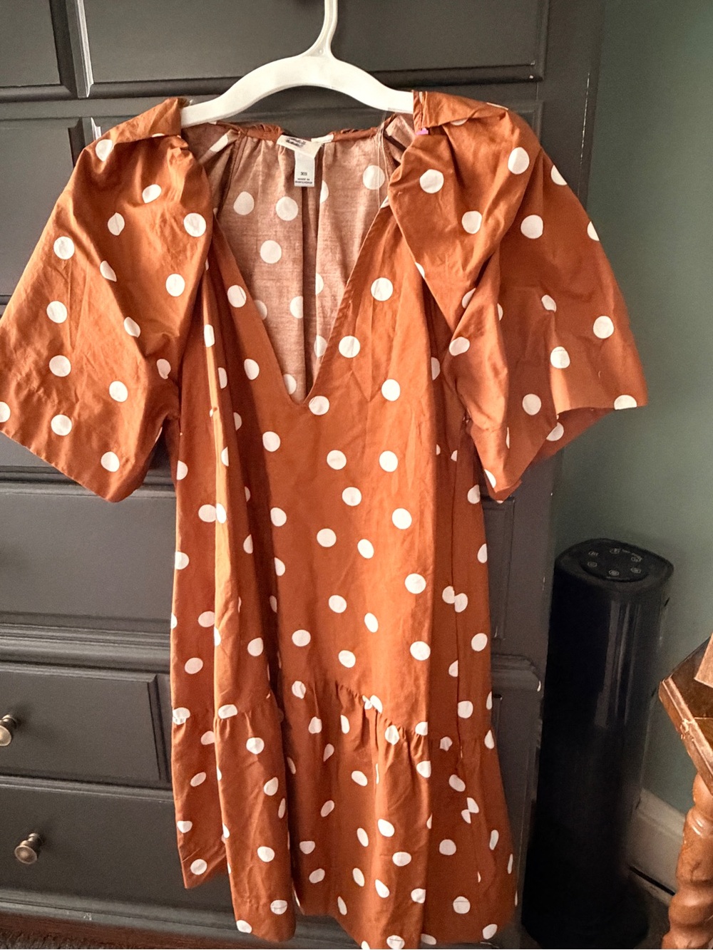 Polka dot midi dress - Picture 2 of 4